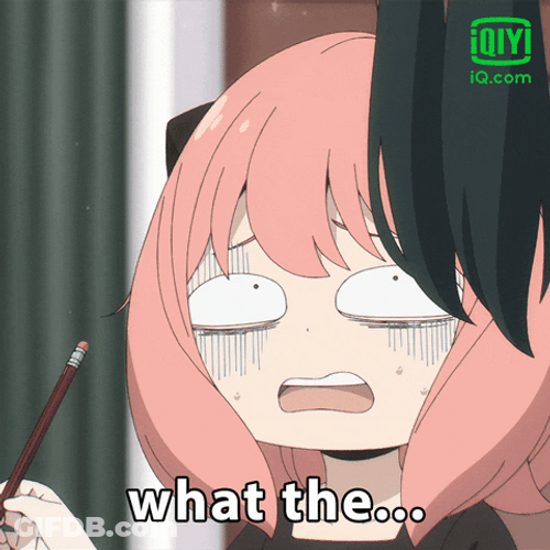 What The Shock Reaction Of Anya Forger GIF