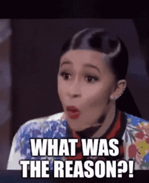 What Was The Reason Cardi B GIF
