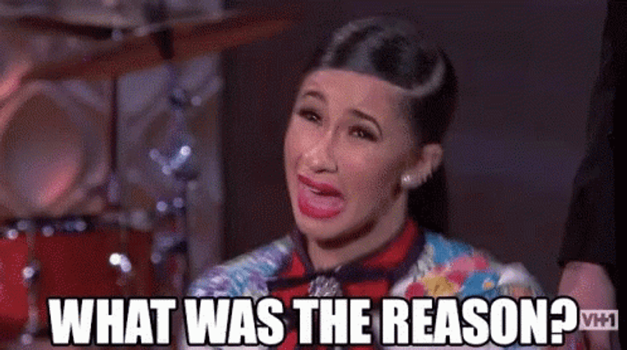 What Was The Reason Sassy Cardi B GIF