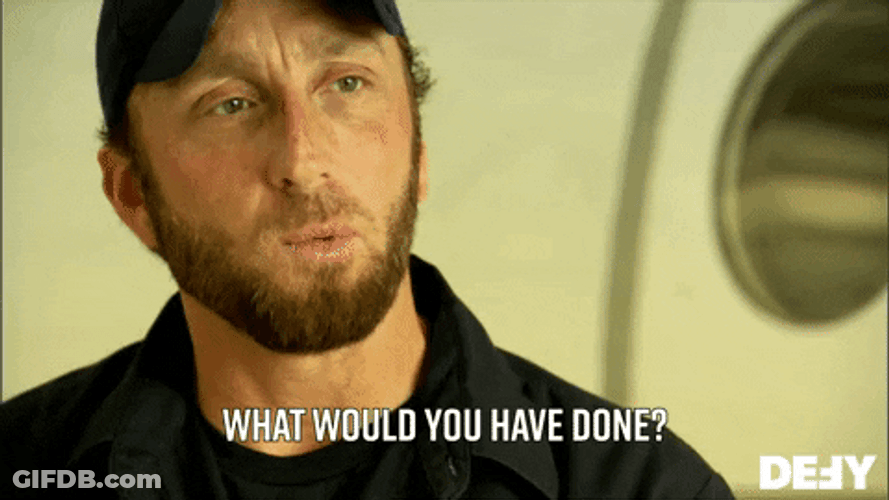 What Would You Say You Do Here Done GIF