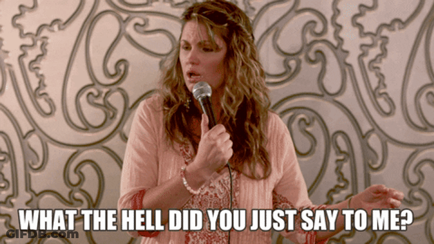 What Would You Say You Do Here Lynne GIF