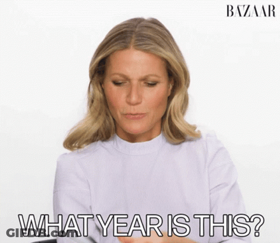 What Year Is It Bazaar Interview GIF