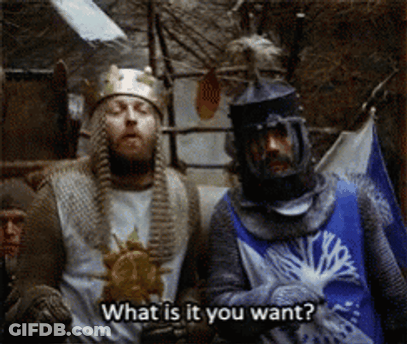 What You Want Monty Python Run Away GIF