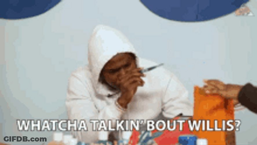 Whatchu Talkin Bout Willis Da Baby Pointing GIF