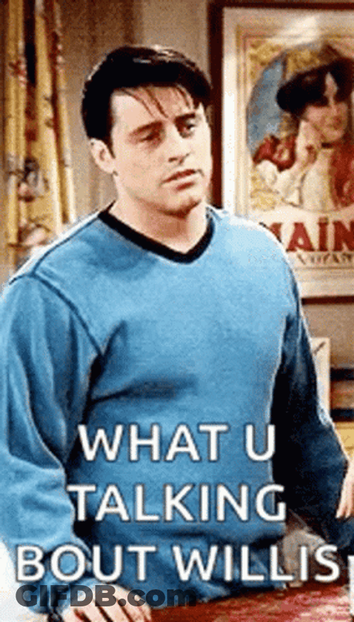Whatchu Talkin Bout Willis Shrug Matt LeBlanc GIF