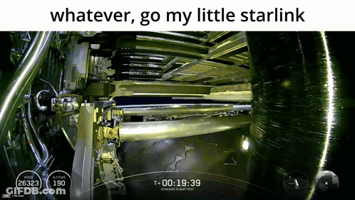 Whatever Go My Little Starlink Spaceship GIF