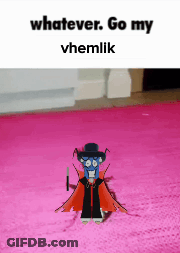Whatever Go My Vhemlik Cartoon Character GIF