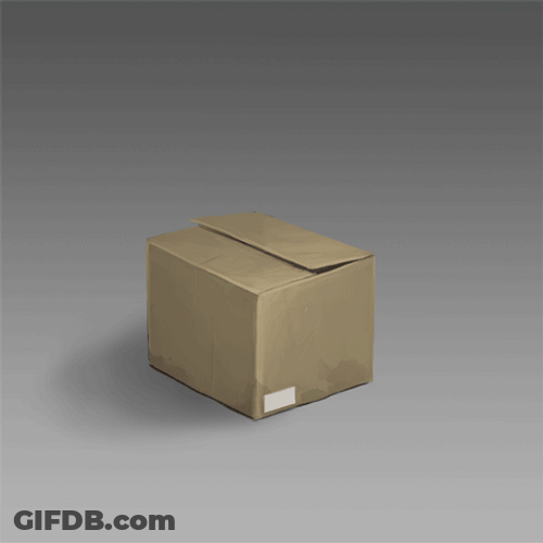 Whats In The Box Creepy Monster Coming Out GIF