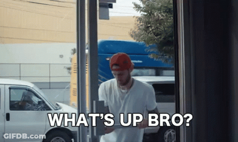 Whats Up Brother Chris Brickley Warm Greetings GIF
