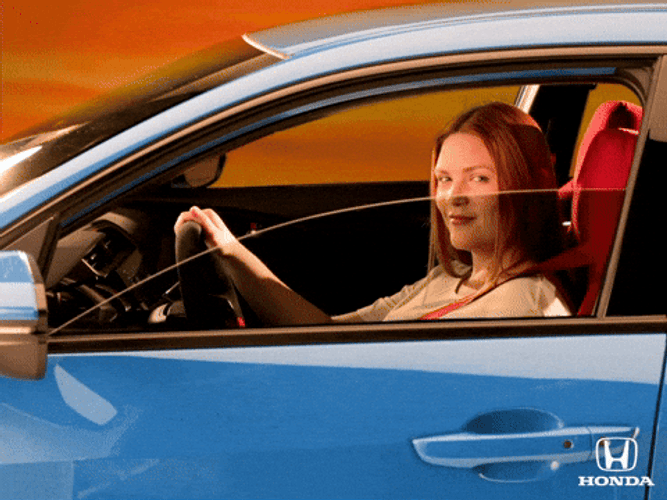 Whats Up Brother Driving Honda Civic GIF