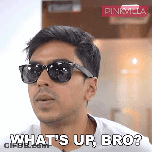 Whats Up Brother Indian Actor Adarsh Gourav GIF