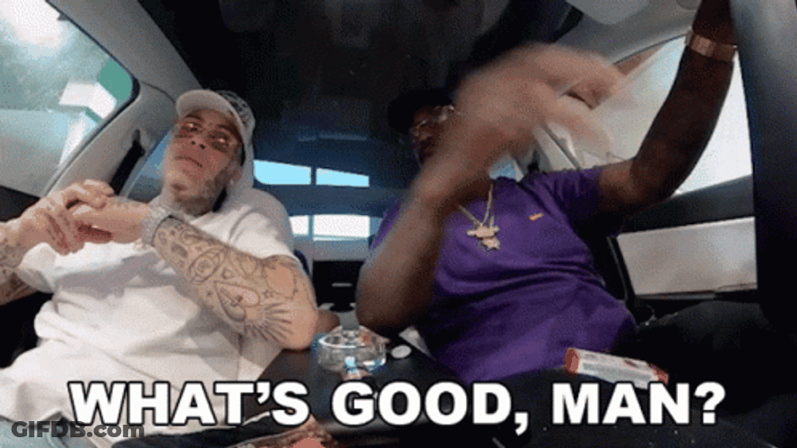 Whats Up Brother Lil Skies Hand Shake GIF