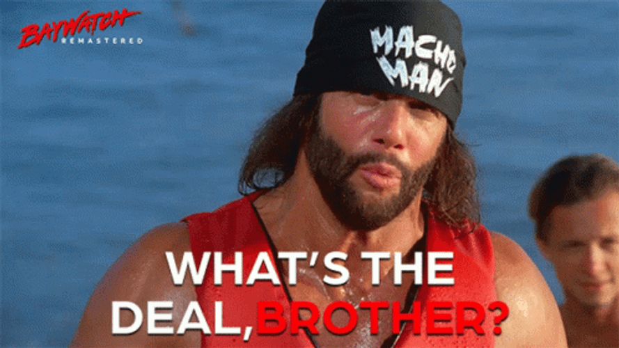 Whats Up Brother Randy Savage Wrestler GIF