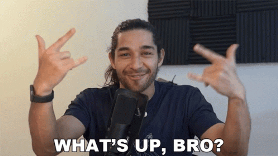 Whats Up Brother Vlogger Wil Dasovich GIF