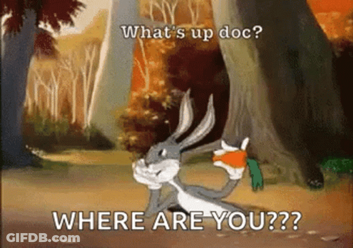 Whats Up Doc Bugs Bunny Eating Carrots GIF
