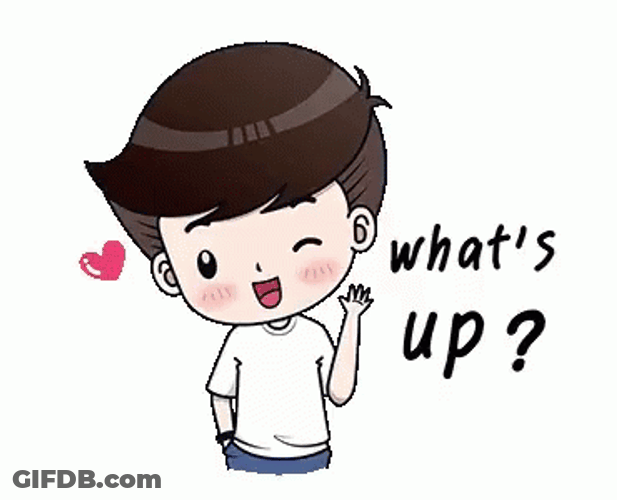 Whats Up Doc Cute Man Sticker GIF