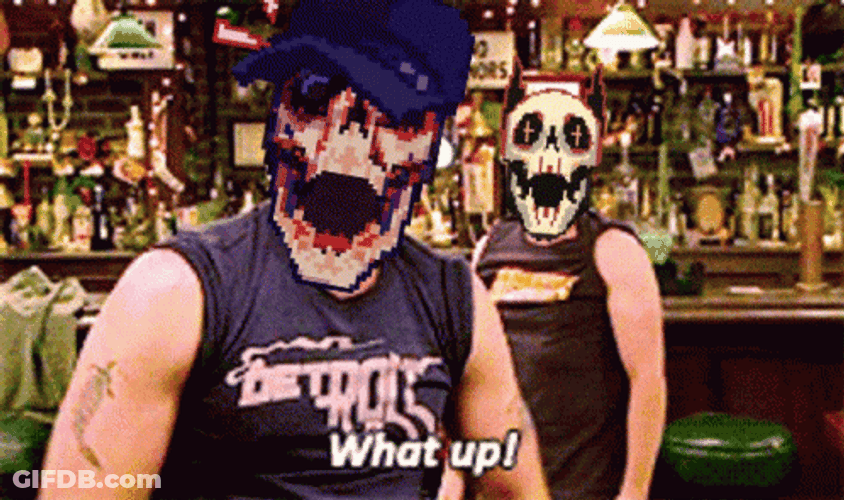 Whats Up Doc Two Masked Man GIF