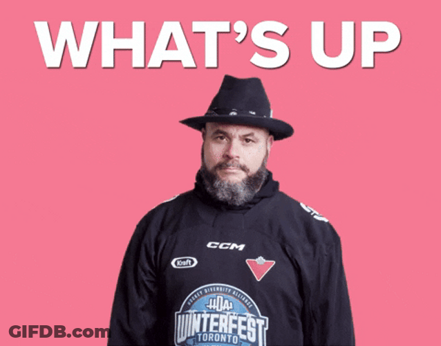 Whats Up Man From Toronto Winterfest GIF