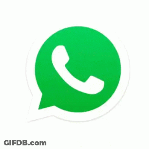 WhatsApp Logo Green Circle White Phone GIF