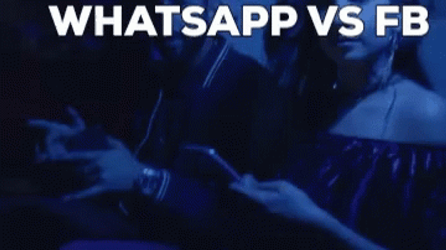 Whatsapp Versus Facebook GIF
