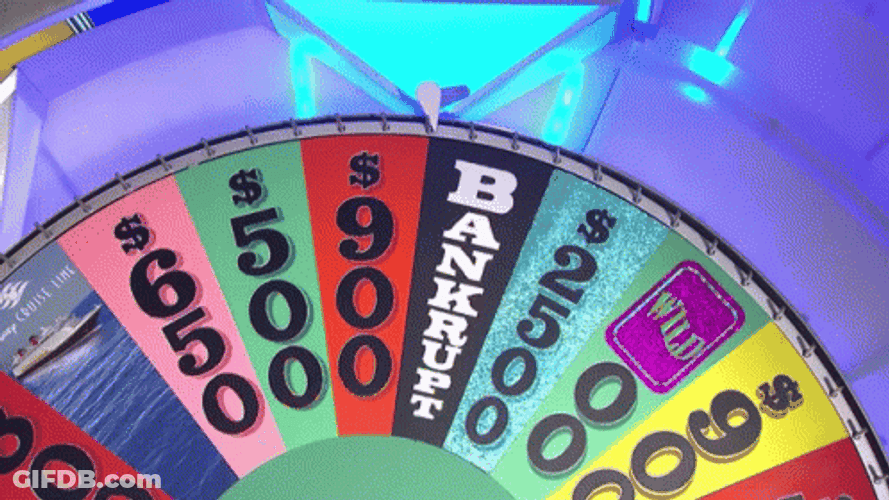 Wheel Of Fortune Celebrity Bankrupt GIF