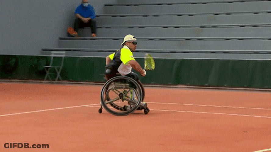 Wheelchair Tennis Dylan Alcott GIF