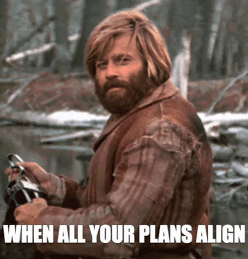 When All Your Planning Align GIF