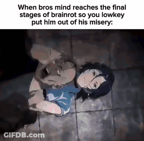 When Bros Mind Reaches Final Stages Of Brainrot GIF