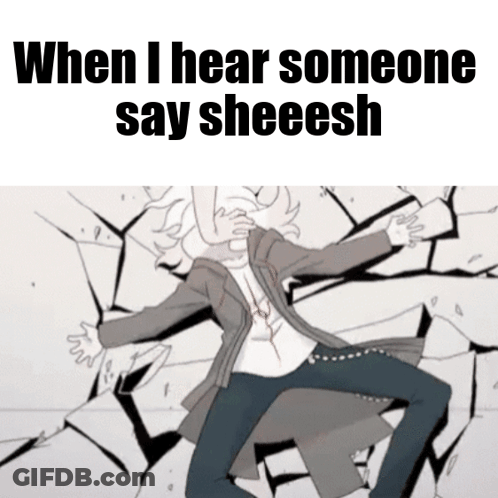 When I Hear Sheeesh Meme GIF