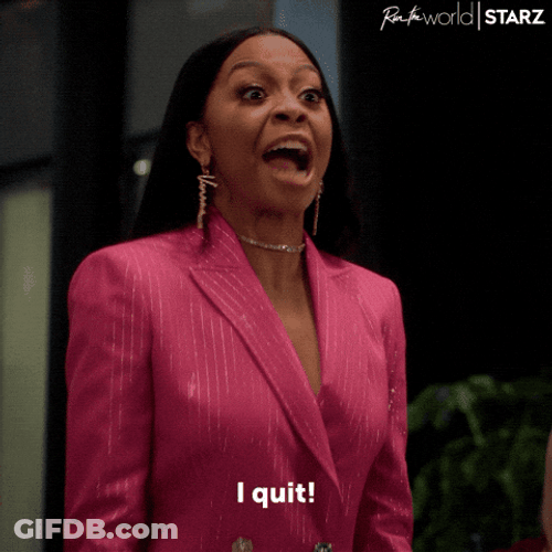 When I Work With Retards I Quit GIF