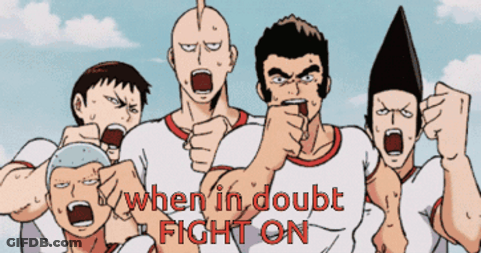 When In Doubt FIght On Mob Pyscho 100 Anime GIF