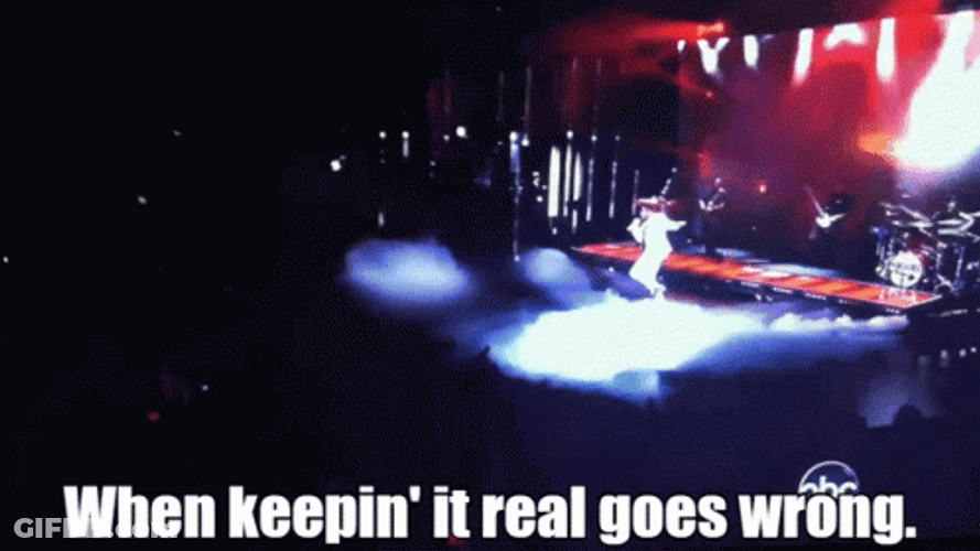 When Keeping It Real Goes Wrong Concert GIF