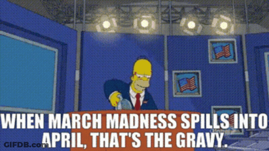 When March Madness Spill Into April GIF