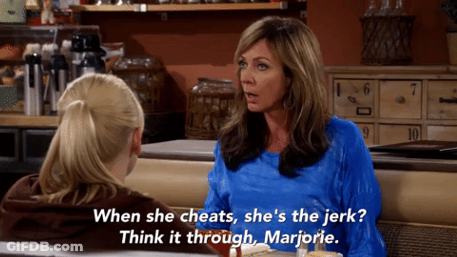 When She Was Cheat She's The Jerk GIF