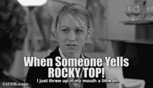 When Someone Yells Rocky Top Woman GIF
