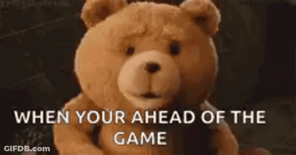 When Ted Running Ahead Of The Game GIF