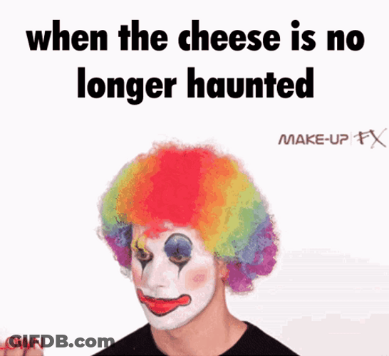 When The Cheese Is No Longer Haunted GIF