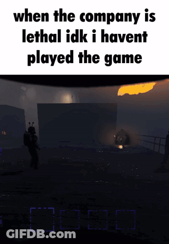When The Company Is Lethal Idk I Haven 'T Played The Game GIF