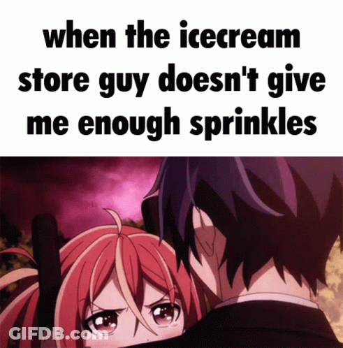 When The Icecream Store Guy Doesn T Give Me Enough Sprinkles GIF