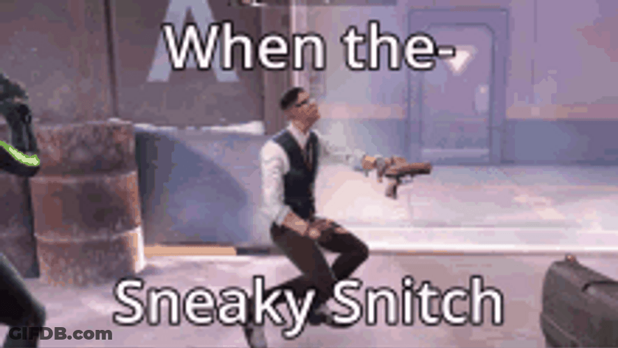 When The Sneaky Snitch Funny GIF
