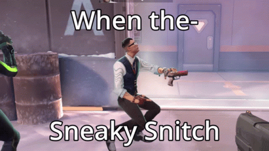 When The Sneaky Snitch GIF