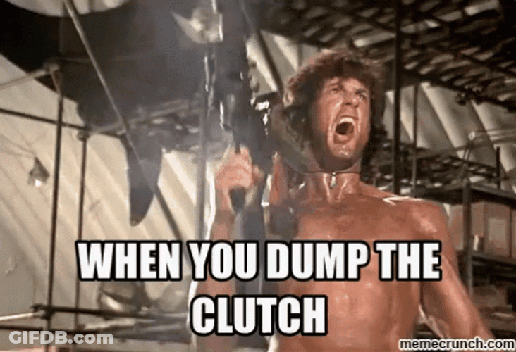 When You Dump The Clutch Rambo Machine Gun GIF