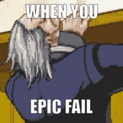 When You Epic Fail Animated GIF