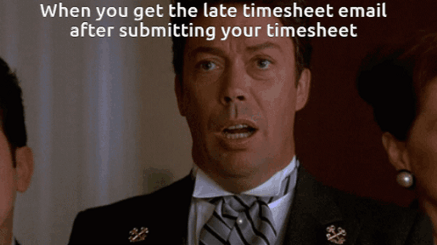 When You Get The Late Timecard GIF
