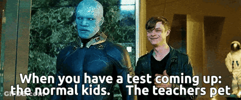 When You Have A Test Coming Up Normal Kids Teachers Pet GIF