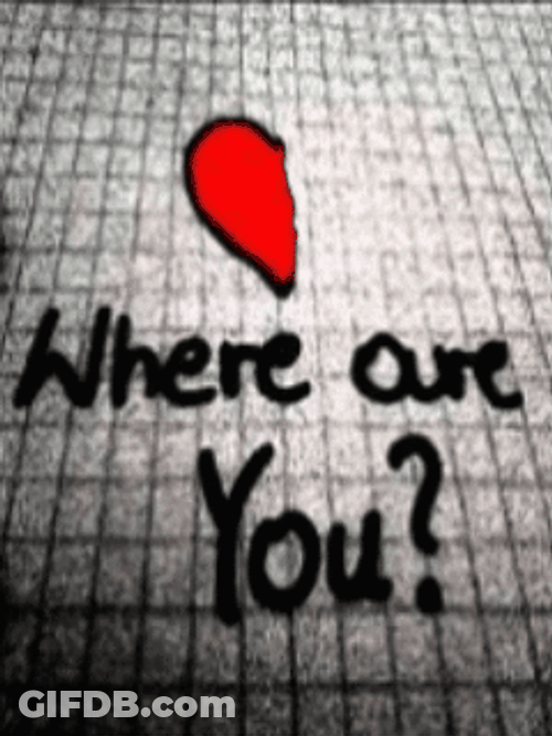 Where Are You Emo Broken Hearted GIF