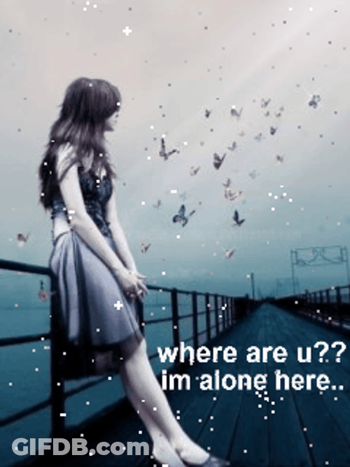Where Are You I'm Alone Here Snowing GIF
