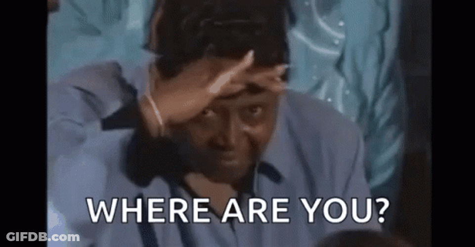Where Are You Looking Searching GIF