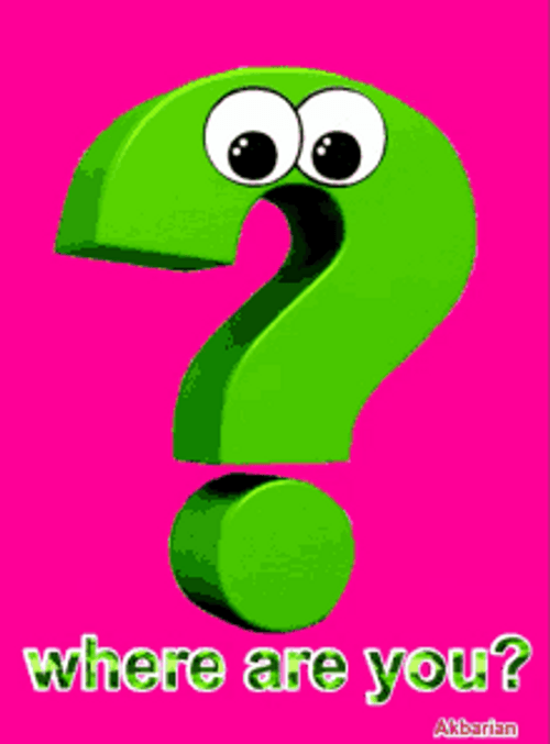 Where Are You Question Mark Searching GIF