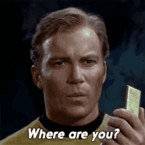 Where Are You Willian Shatner GIF